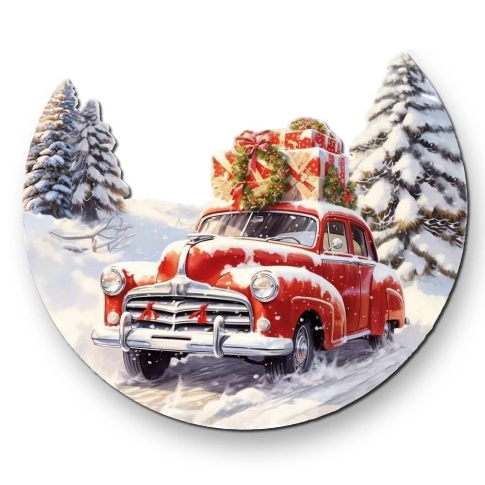 Nyomtatott dekorkarton - Félkoszorú közép 10x11,8cm Nyomtatott dekorkarton - Félkoszorú közép 10x11,8cm