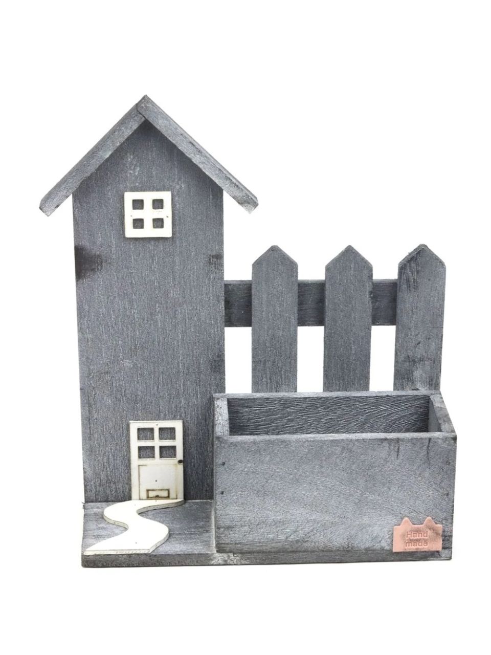 Kerítéses faház tartóval - 2 színben Kerítéses faház tartóval - 2 színben