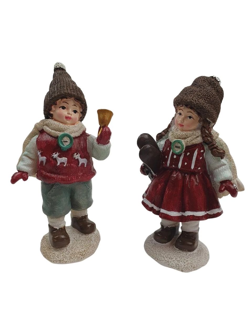 Bordó ruhás téli figura - 2 féle Bordó ruhás téli figura - 2 féle