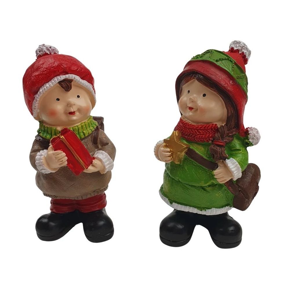 Piros sapkás téli gyerekek- 2 féle Piros sapkás téli gyerekek- 2 féle