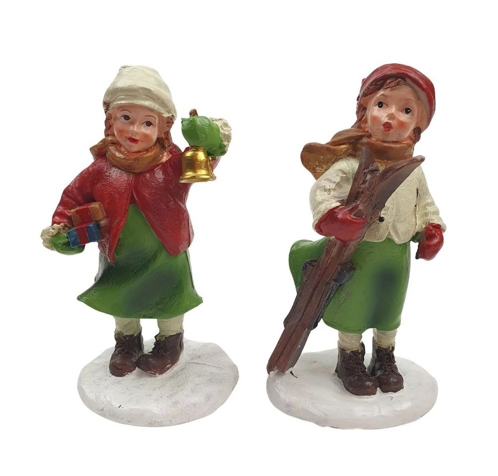 Zöld ruhás téli gyerekek- 2 féle Zöld ruhás téli gyerekek- 2 féle
