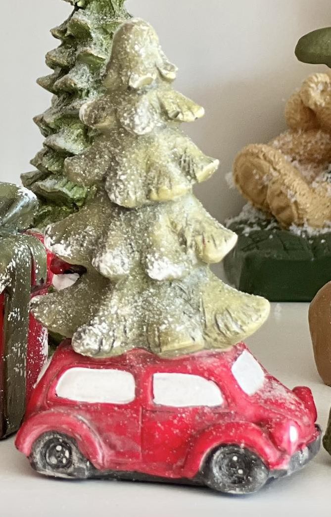 3D-s gipsz autó fenyővel 3D-s gipsz autó fenyővel