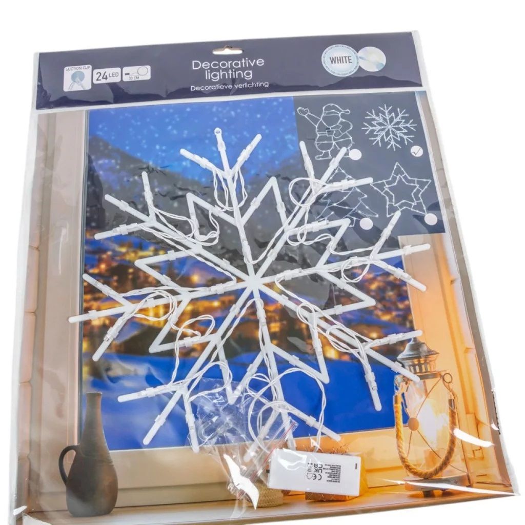 Karácsonyi figura sziluett LED-es elemes (elem nélkül) - Több mintásval Karácsonyi figura sziluett LED-es elemes (elem nélkül) - Több mintásval
