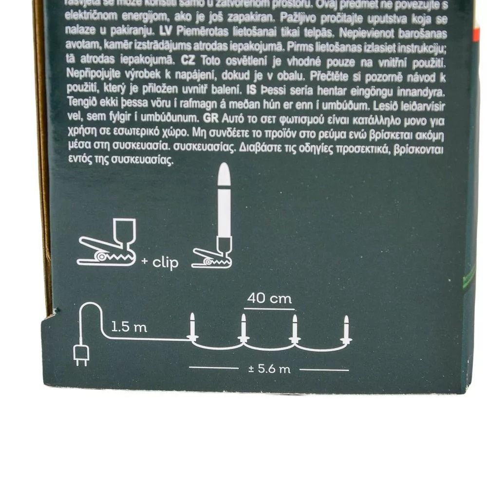 Retro Gyertya fényfüzér - Több méretben Retro Gyertya fényfüzér - Több méretben