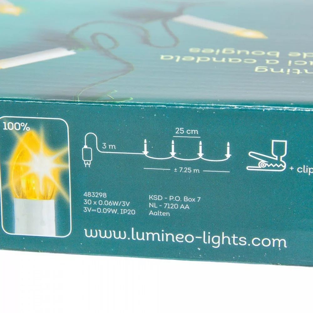 Retro Gyertya fényfüzér - Több méretben Retro Gyertya fényfüzér - Több méretben