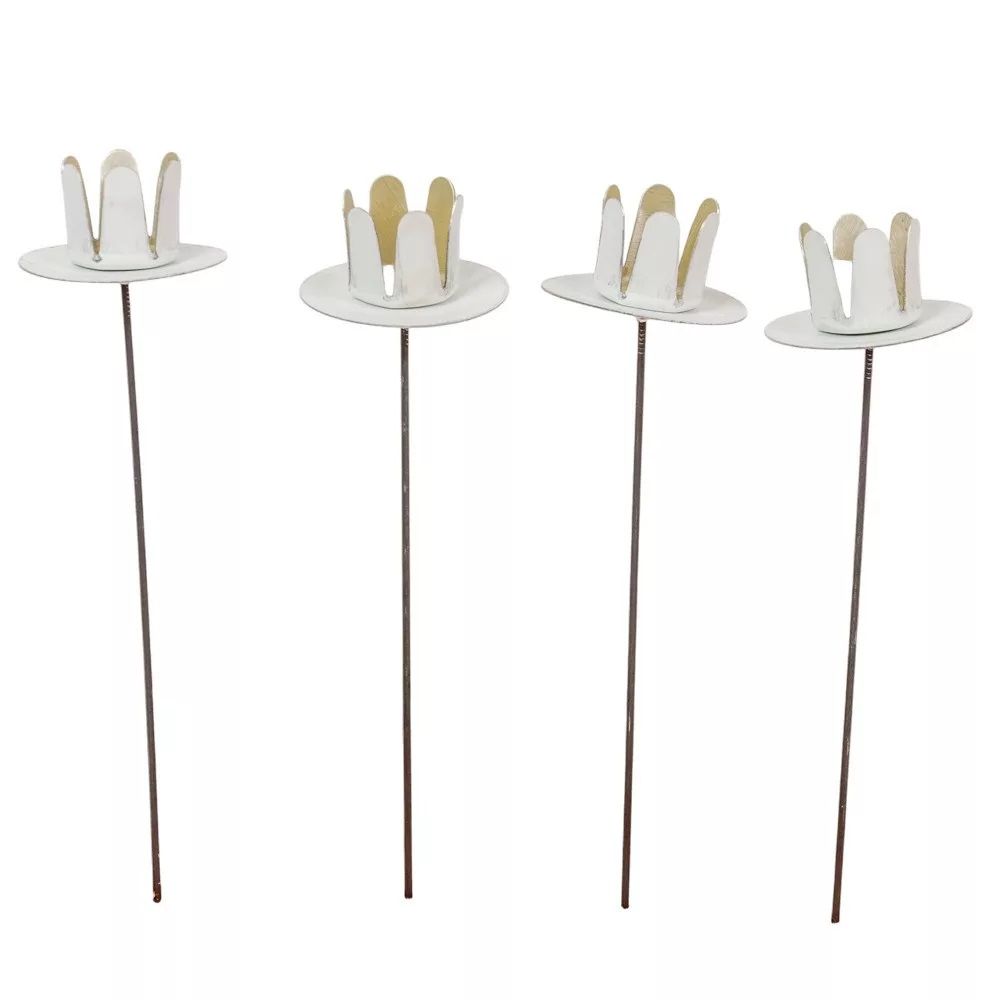 Szálas gyertyatartó tüske 17cm 4db-os - 2 színben Szálas gyertyatartó tüske 17cm 4db-os - 2 színben