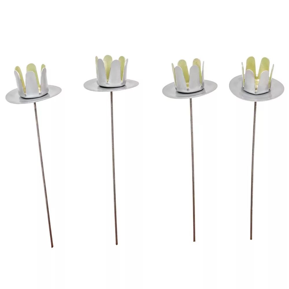 Szálas gyertyatartó tüske 17cm 4db-os - 2 színben Szálas gyertyatartó tüske 17cm 4db-os - 2 színben