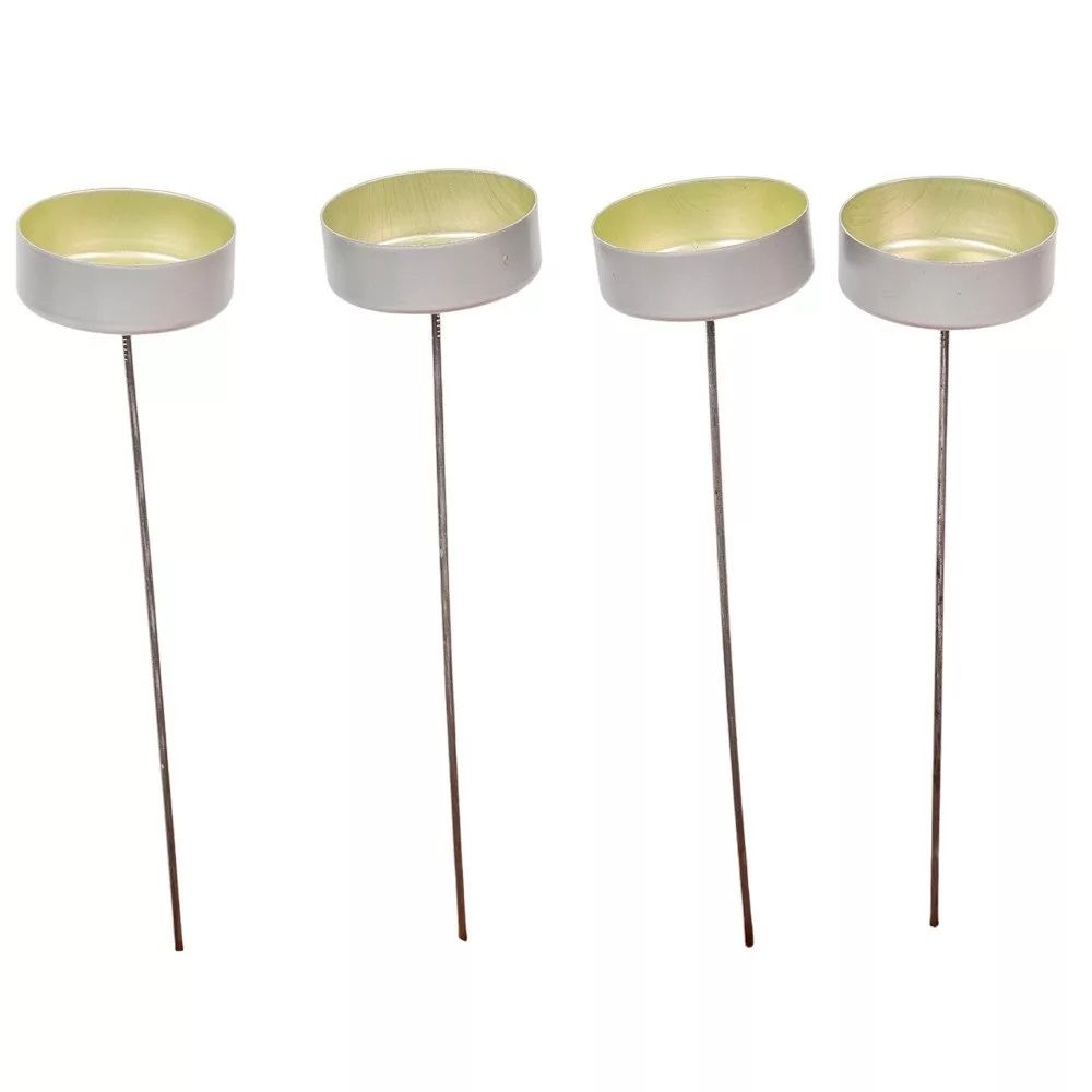 Teamécses beszúró 16cm 4db-os - 2 színben Teamécses beszúró 16cm 4db-os - 2 színben