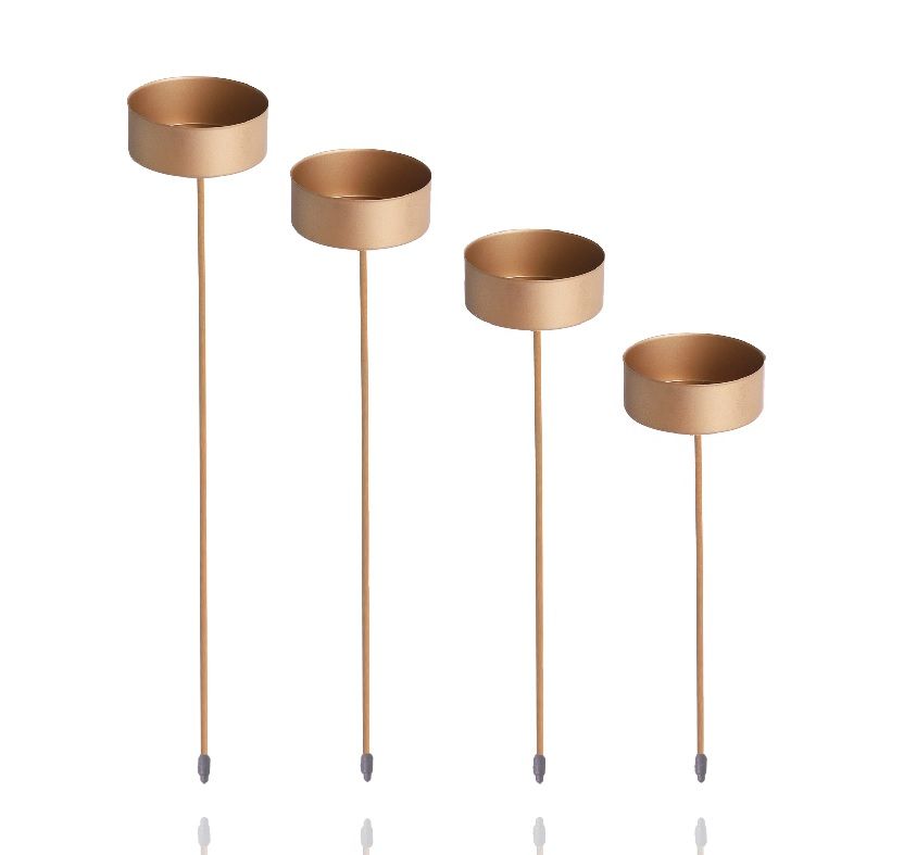 Teamécses beszúró 16cm 4db-os - 4 színben