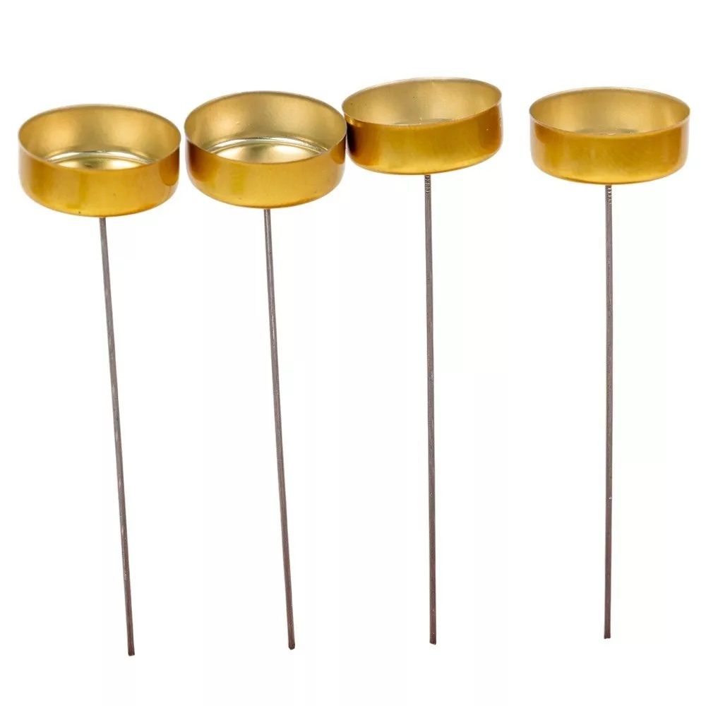 Teamécses beszúró 16cm 4db-os - 2 színben Teamécses beszúró 16cm 4db-os - 2 színben