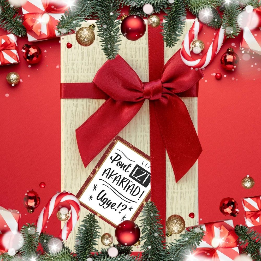 Matrica - Ajándékcsomagra matrica humoros 15db / lap