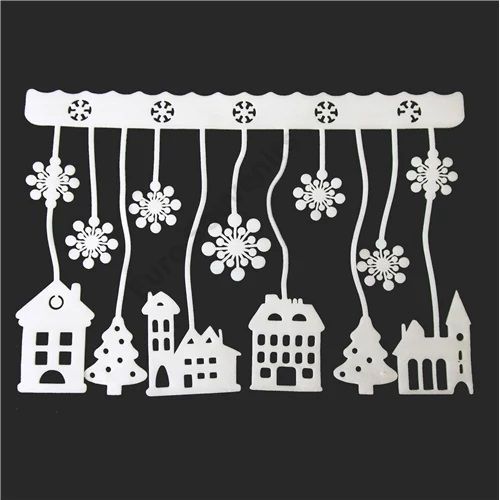 Ablakdísz házikós 68x47 cm