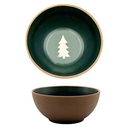 Karácsonyi zöld-fehér fenyős étkészlet - Több féle Karácsonyi zöld-fehér fenyős étkészlet - Több féle