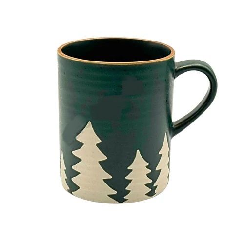 Karácsonyi zöld-fehér fenyős étkészlet - Több féle Karácsonyi zöld-fehér fenyős étkészlet - Több féle