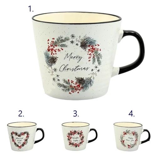 Karácsonyi bögre - 4 féle