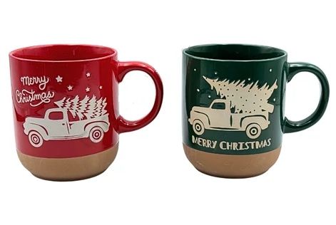 Karácsonyi mintás bögre - 2 féle Karácsonyi mintás bögre - 2 féle