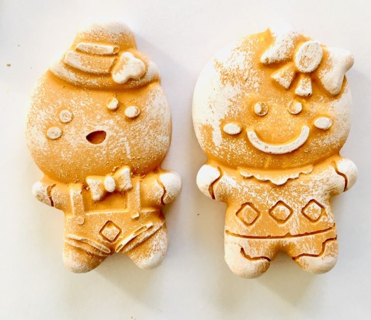 Gipsz lapos karácsonyi mézeskalács emberke - Több féle Gipsz lapos karácsonyi mézeskalács emberke - Több féle