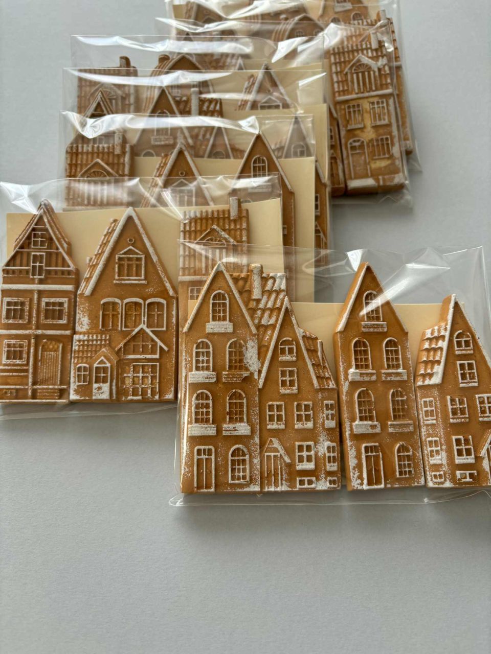 Gipsz lapos karácsonyi mézeskalács ház szett Gipsz lapos karácsonyi mézeskalács ház szett