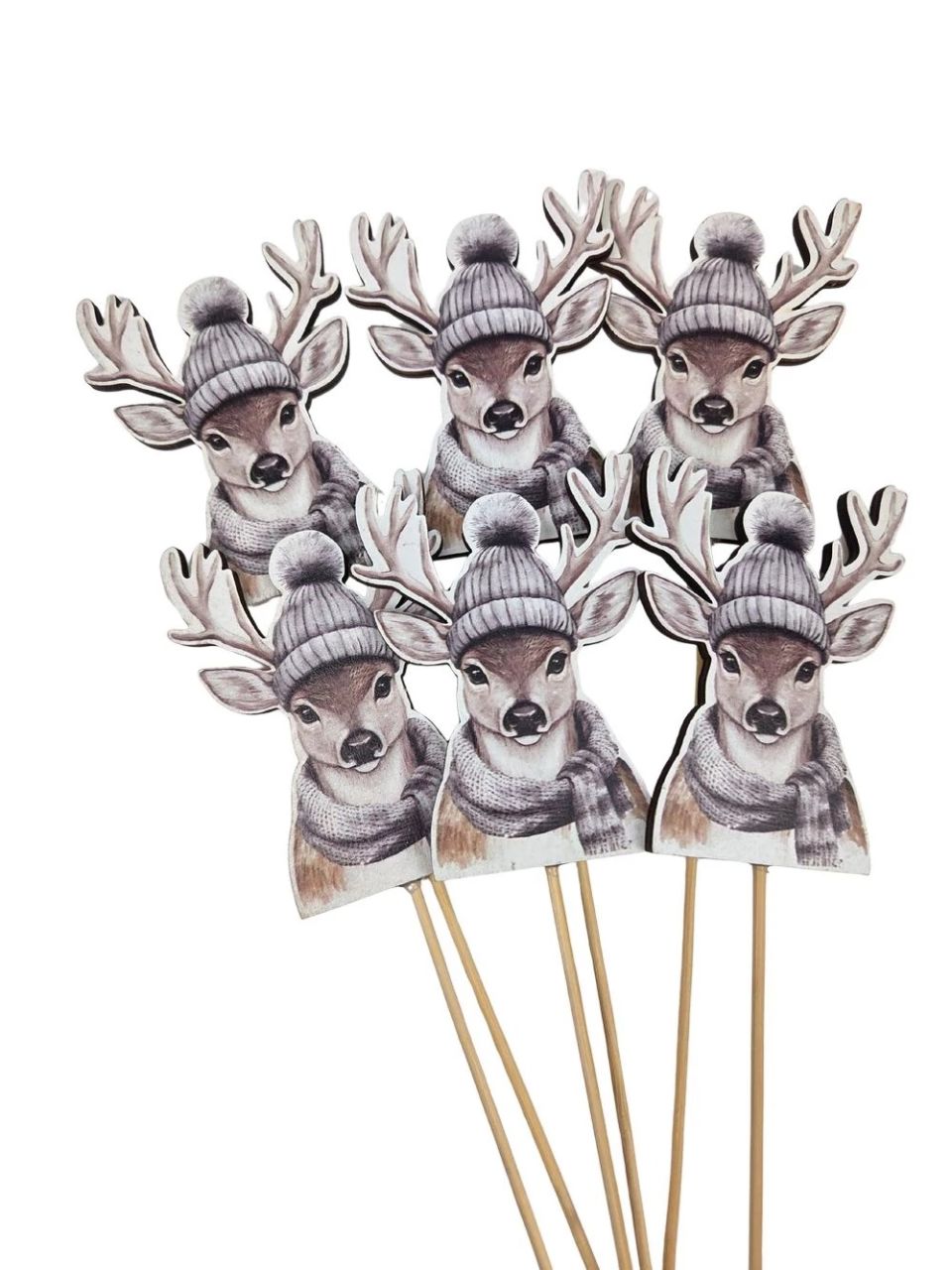 Aggancsos szarvas betűző 6 db / csomag Aggancsos szarvas betűző 6 db / csomag