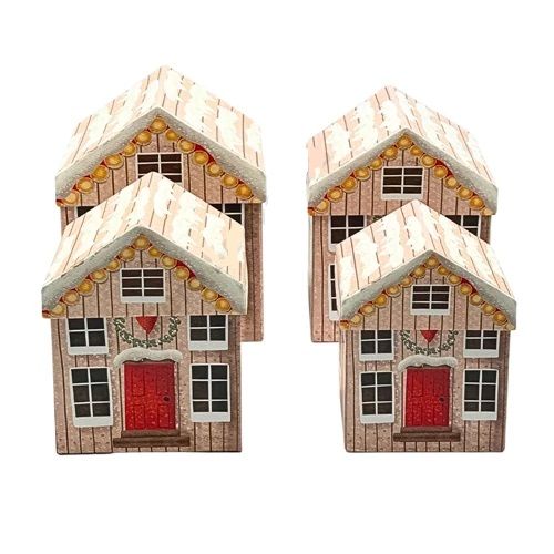 Papírdoboz karácsonyi 4 db / szett