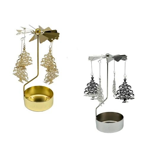 Mécsestartó forgó 4,5 x 12 cm - 3 féle 2 színben