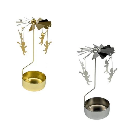 Mécsestartó forgó 4,5 x 12 cm - 3 féle 2 színben