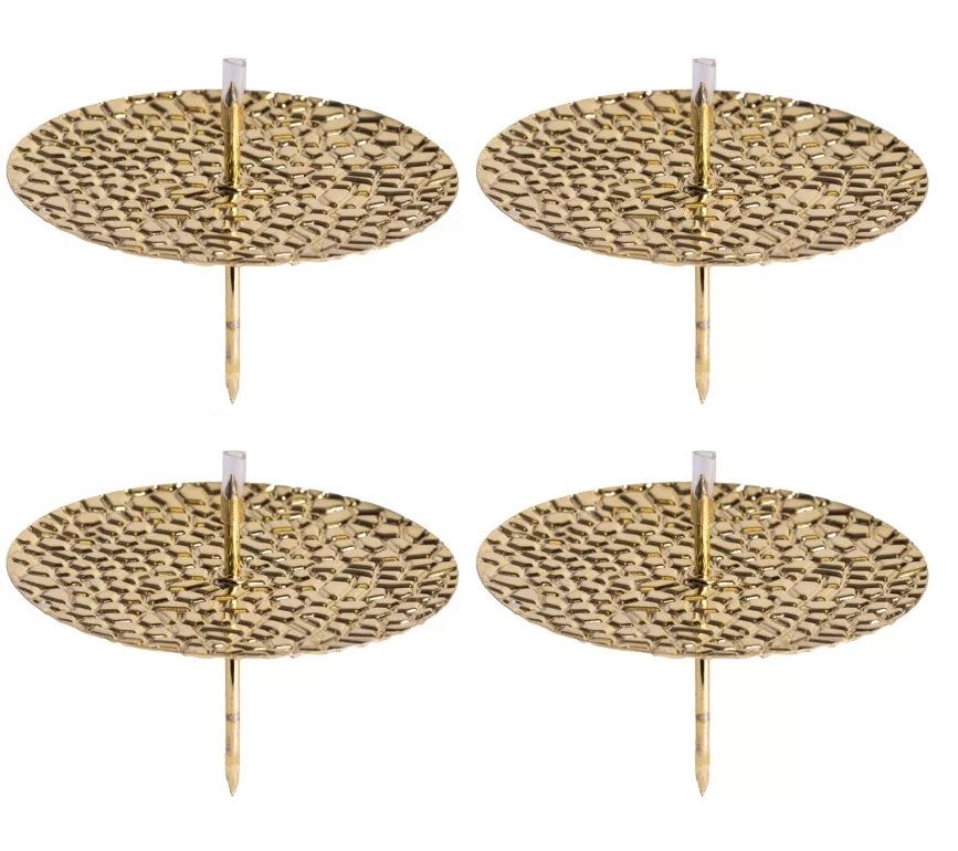Gyertyatüske rücskös 6 cm 4 db / csomag - 2 színben