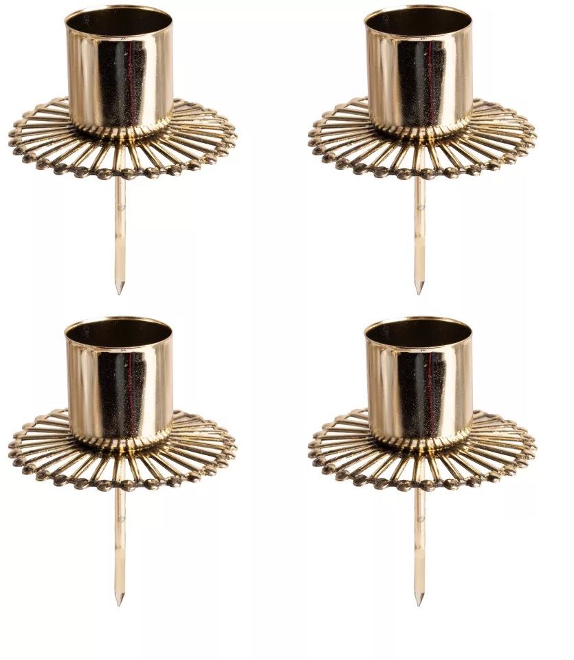 Gyertyatüske szett hengeres 2,2 cm 4 db / csomag