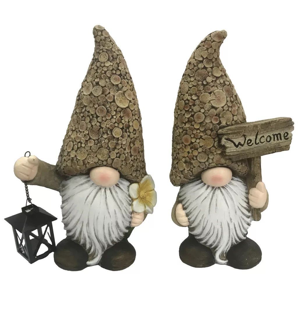 Kültéri orrmanó faszeletes sapkával - 2 féle Kültéri orrmanó faszeletes sapkával - 2 féle