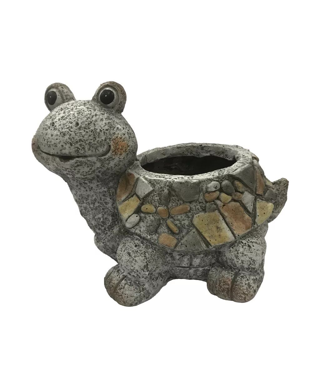 Kültéri kő hatású teknősbéka kaspó Kültéri kő hatású teknősbéka kaspó