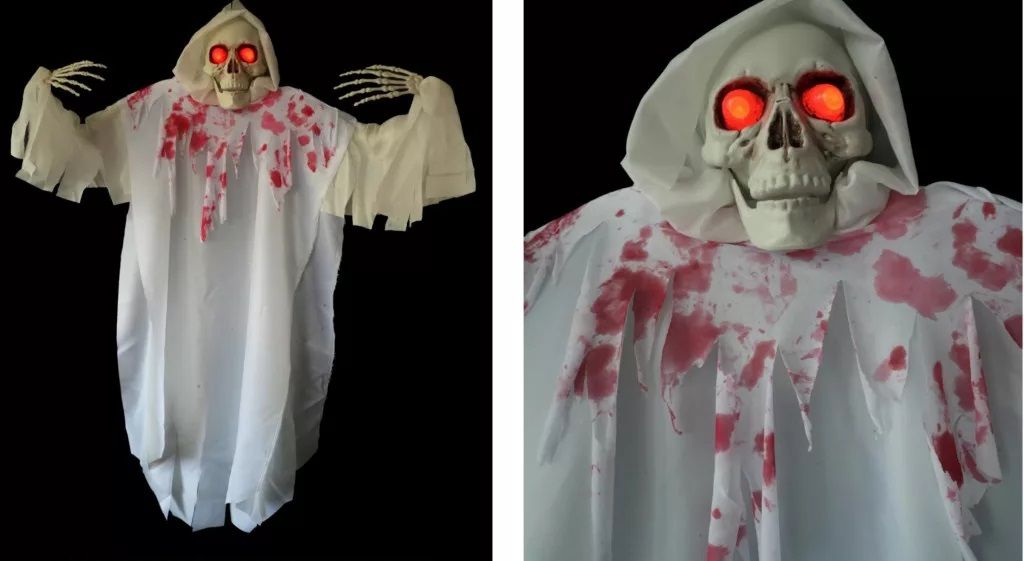 Halloween csontváz függó hanggal és leddel Halloween csontváz függó hanggal és leddel