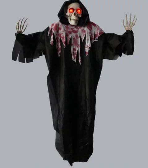 Halloween csontváz függó hanggal és leddel Halloween csontváz függó hanggal és leddel