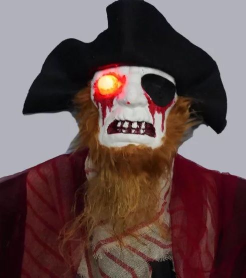 Halloween kalóz függő dekor hanggal és világítással Halloween kalóz függő dekor hanggal és világítással