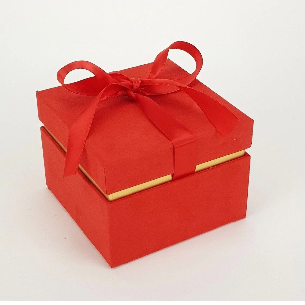 Bársony doboz masnival - 2 színben Bársony doboz masnival - 2 színben