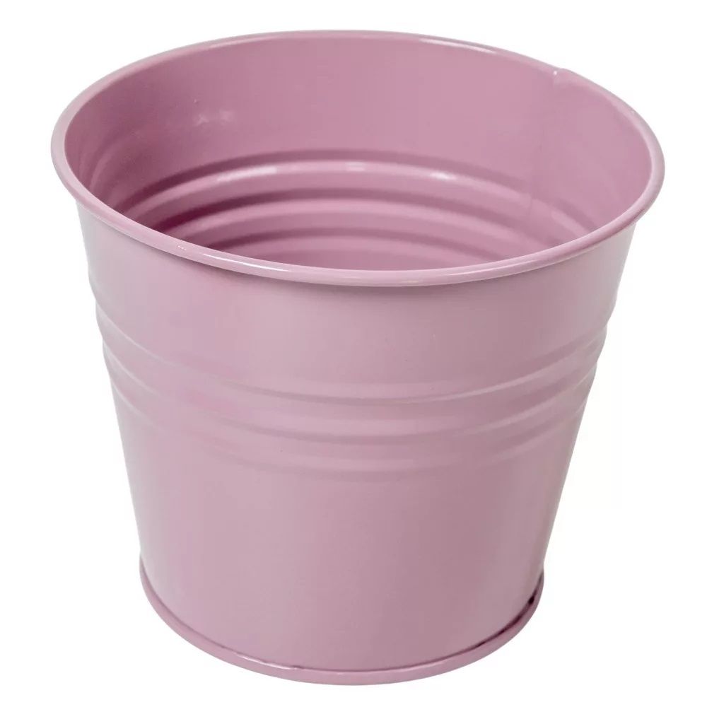 Kaspó fém fényes D13cm M10,5cm - 5 színben Kaspó fém fényes D13cm M10,5cm - 5 színben