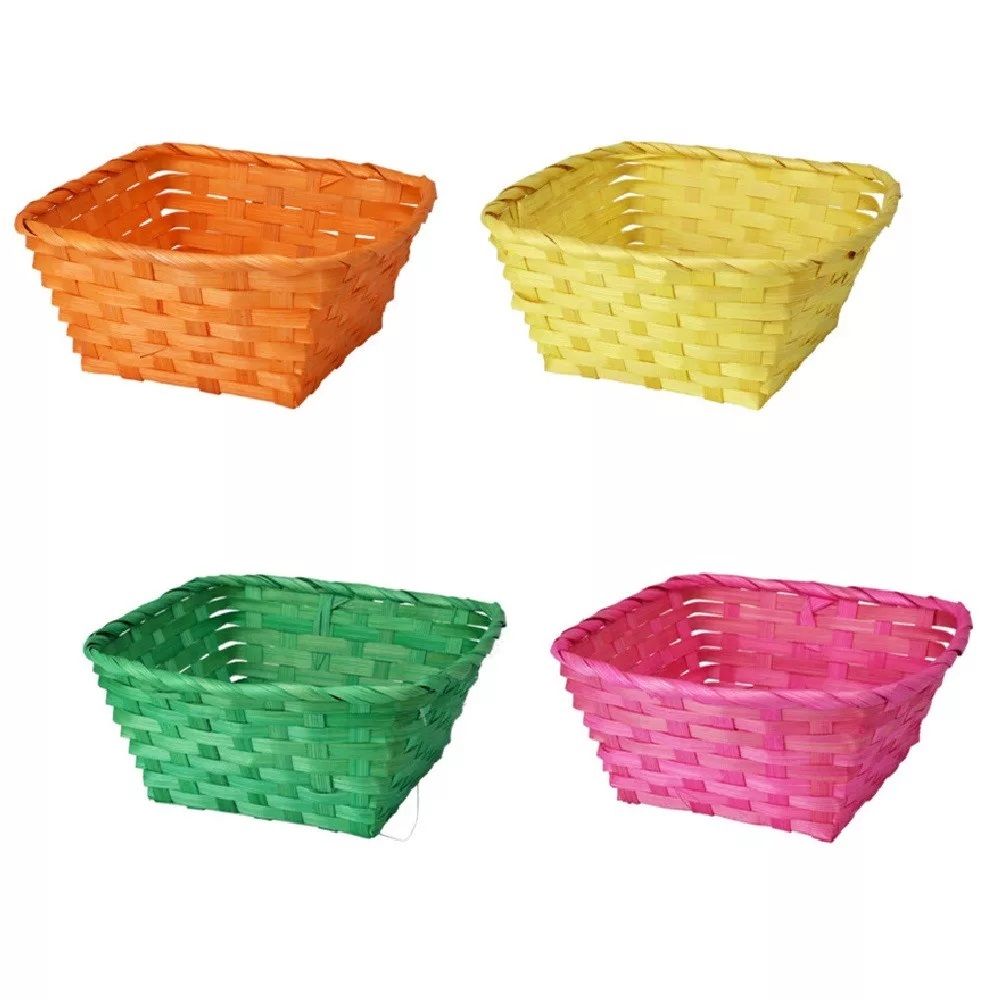 Bambusz kosár mix M9x22x22cm - 4 színben