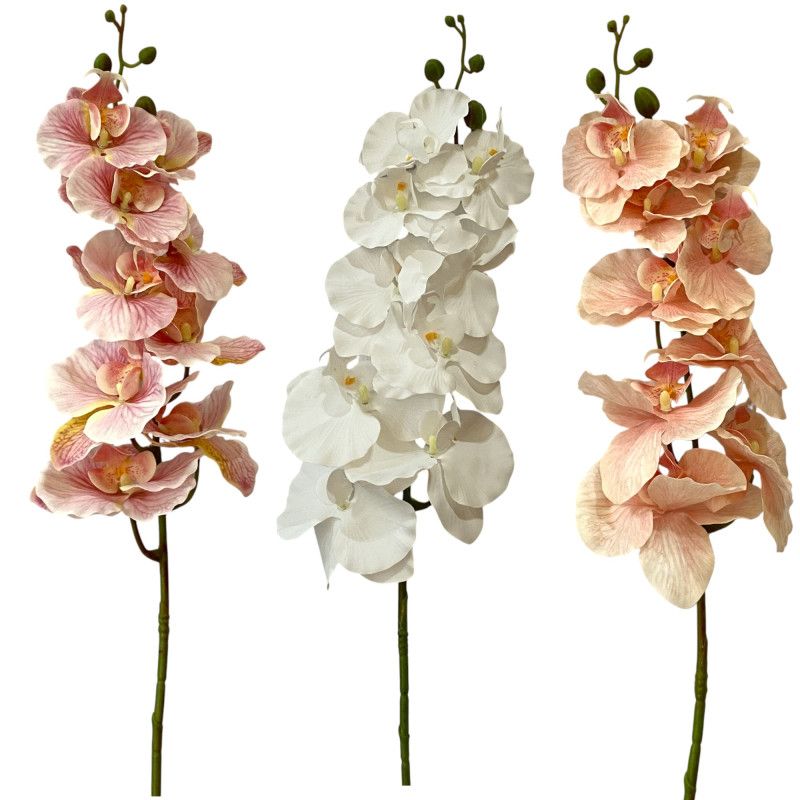 Szálas gumi orchidea 95cm - 6 színben