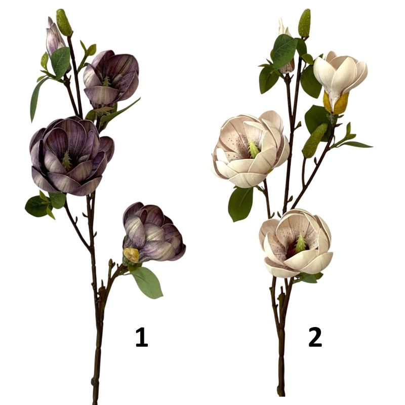 Magnólia ág polifoam 90cm - 6 színben