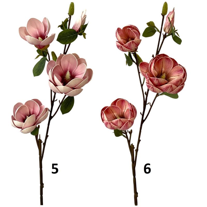 Magnólia ág polifoam 90cm - 6 színben