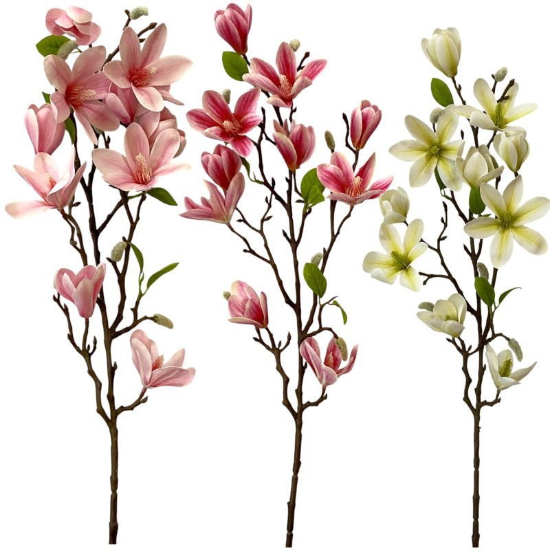 Magnólia ág 80cm - 3 színben Magnólia ág 80cm - 3 színben