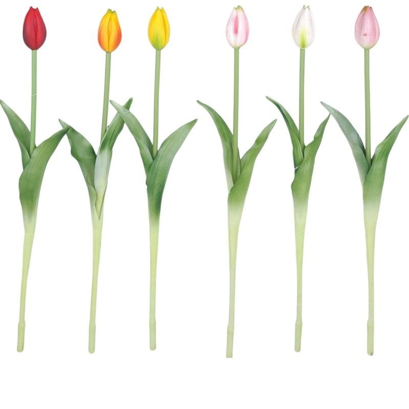 Szálas tulipán 41cm - 6 színben
