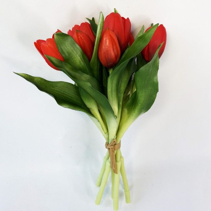 Tulipán kötegelt csokor x7 30cm - 6 színben Tulipán kötegelt csokor x7 30cm - 6 színben