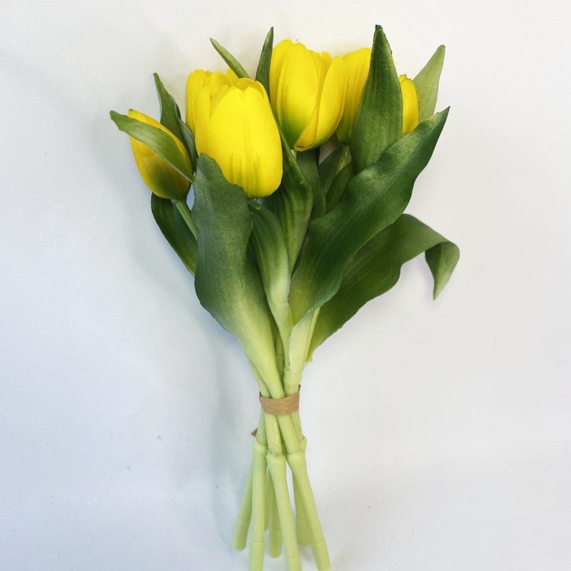 Tulipán kötegelt csokor x7 30cm - 6 színben Tulipán kötegelt csokor x7 30cm - 6 színben