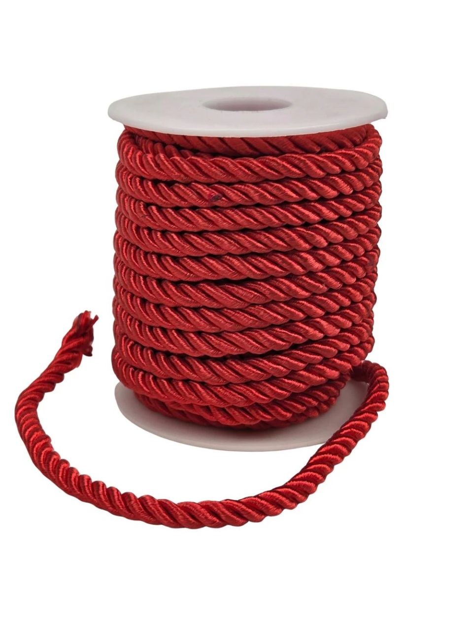 Sodrott dekorációs zsinór 5 mm × 9 m – 6 színben