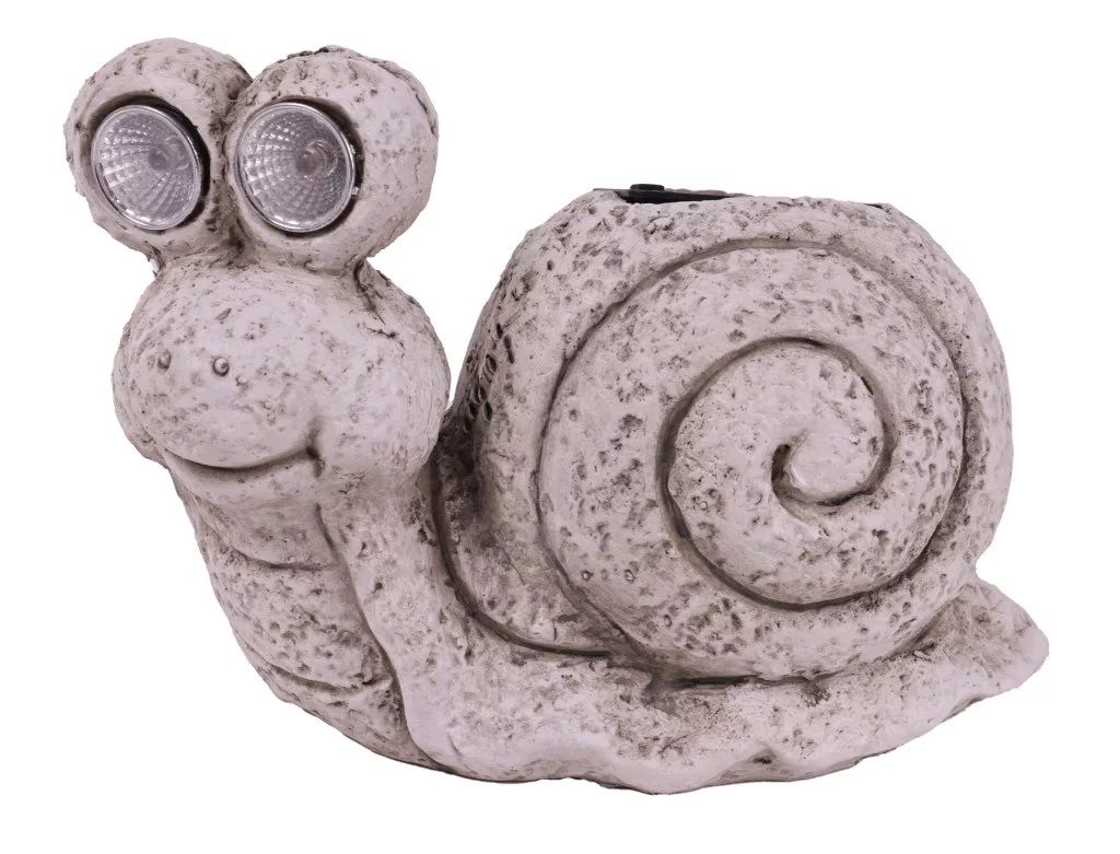 Kültéri napelemes kőhatású teknős 17,5 cm