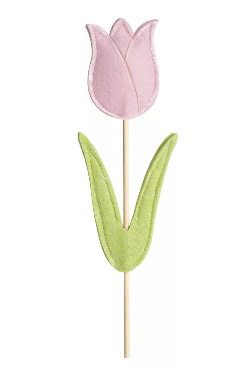 Filc tulipán pálcikán