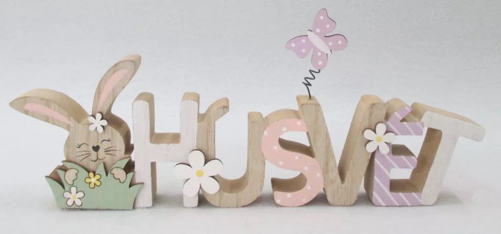 Fa Húsvét felirat 30 x 13 cm