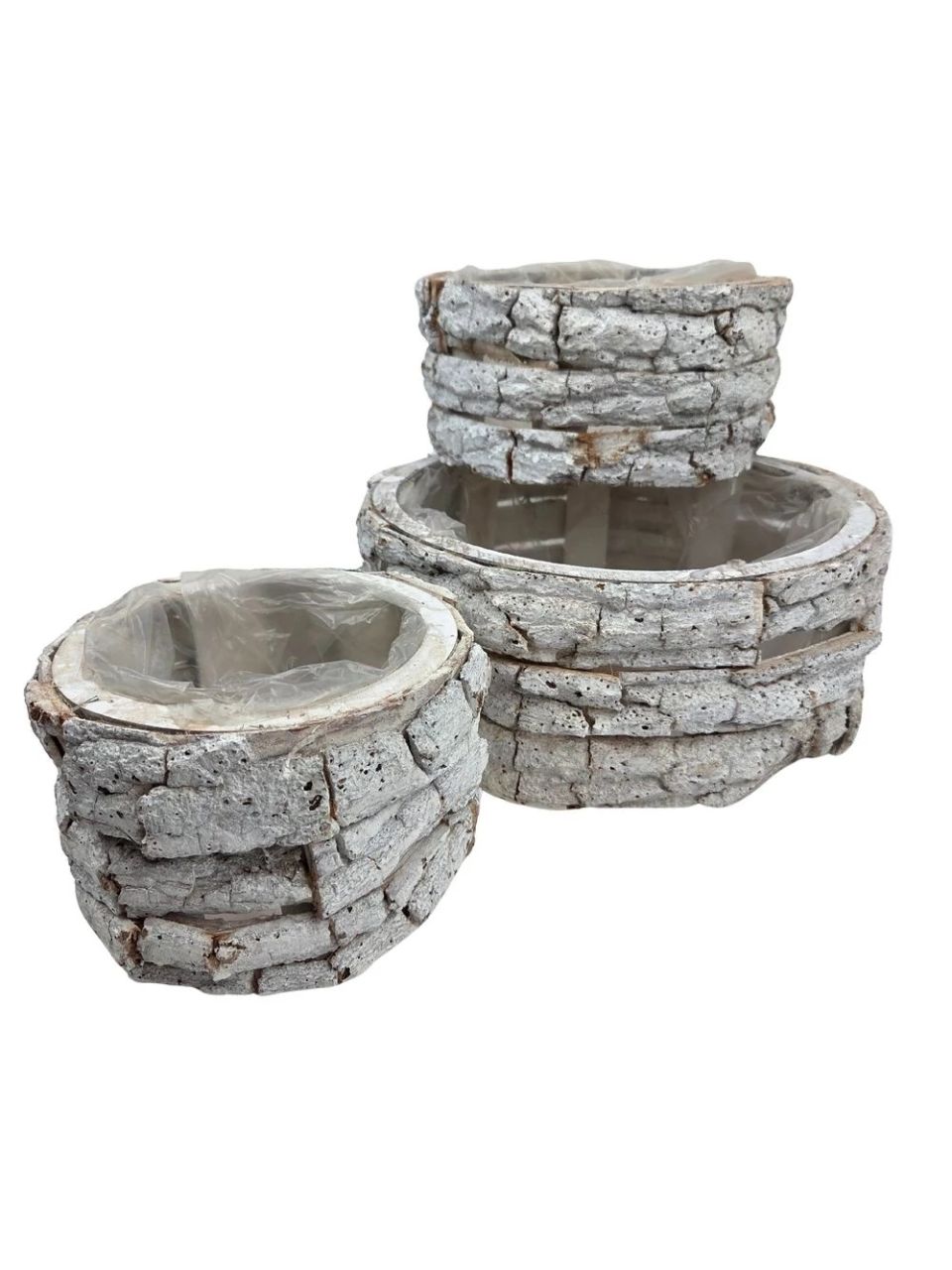 Kéreg láda szett kerek x 3 - 2 színben Kéreg láda szett kerek x 3 - 2 színben