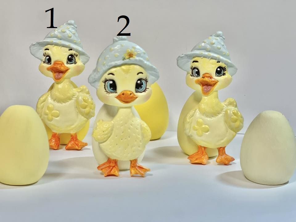 Gipsz kalapos kacsa - 2 féle