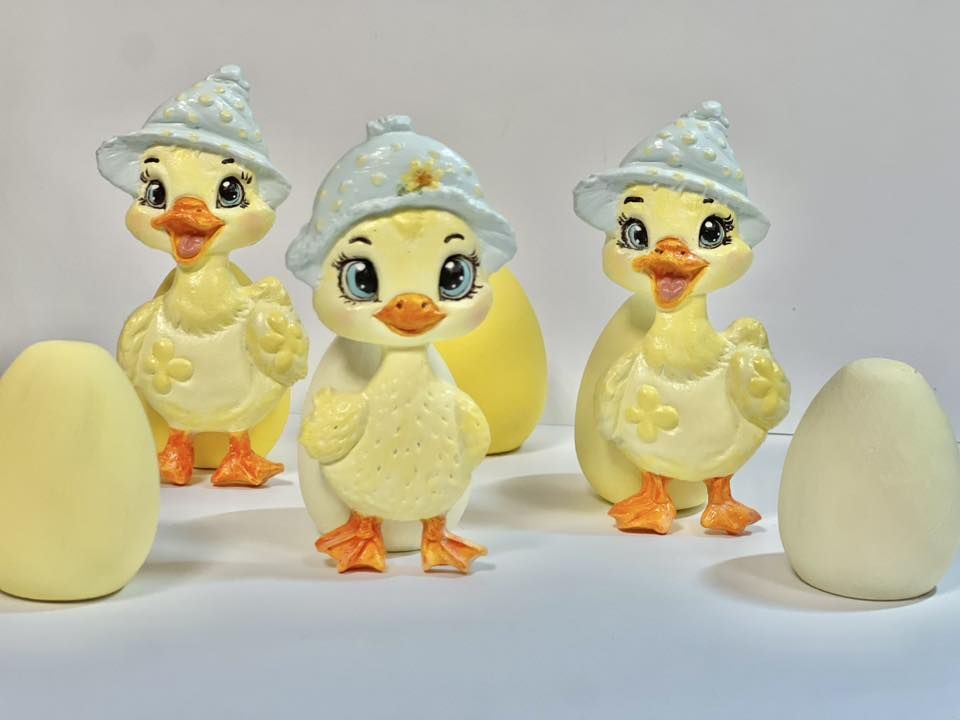 Gipsz kalapos kacsa - 2 féle